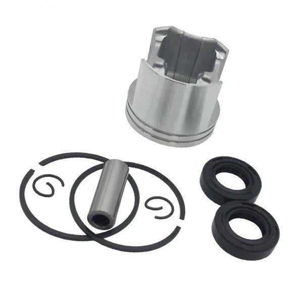 2x de PISTÓN de 42.5 Mm El Sello de Aceite Anillos de Pistón Se La La Adaptaciónción a La Motosierra 025 For For For Cola Juego de pasadores de anillo de pistón