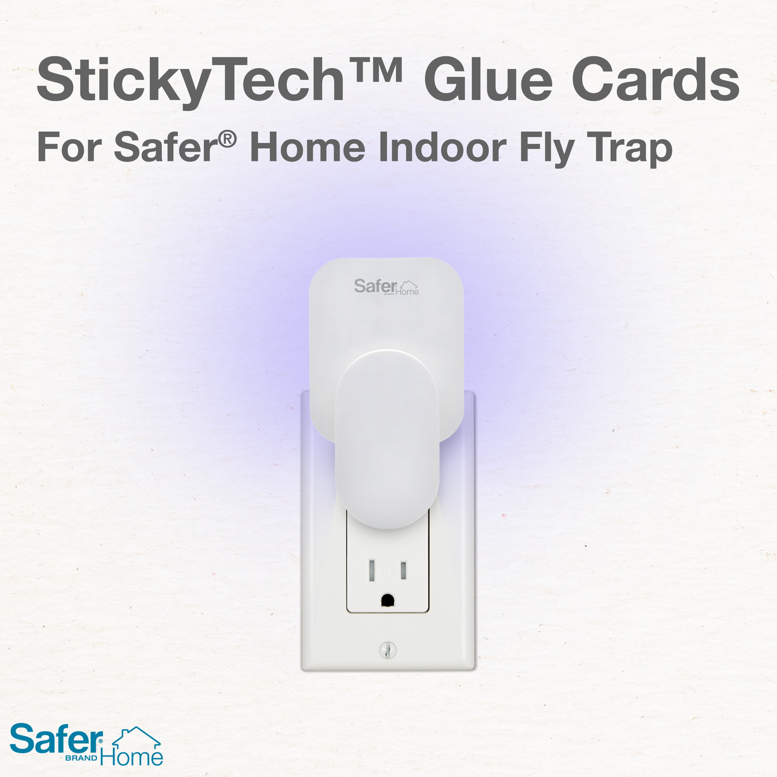 Safer Home Indoor Fly Trap Refill Glue Cards - 3 Pack 