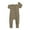 Khaki, variant on WOLLED 0-24M Infant Baby Bodysuits Bamboo Fiber Boy Girl Onesies Clothes Newborn Zipper Footies Jumpsuit Solid Long-Sleeve Baby Clothing