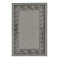 thumbnail image 3 of Unique Loom Outdoor Border Collection Area Rug - Greek Key (3' 3" x 5' Rectangle Gray/Black), 3 of 11