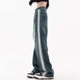 thumbnail image 4 of Baggy Jeans Women Y2K Low Rise Wide Leg Jeans High Waisted Denim Pants Teens Girls Aesthetic High Street Hip Hop Streetwear, 4 of 7