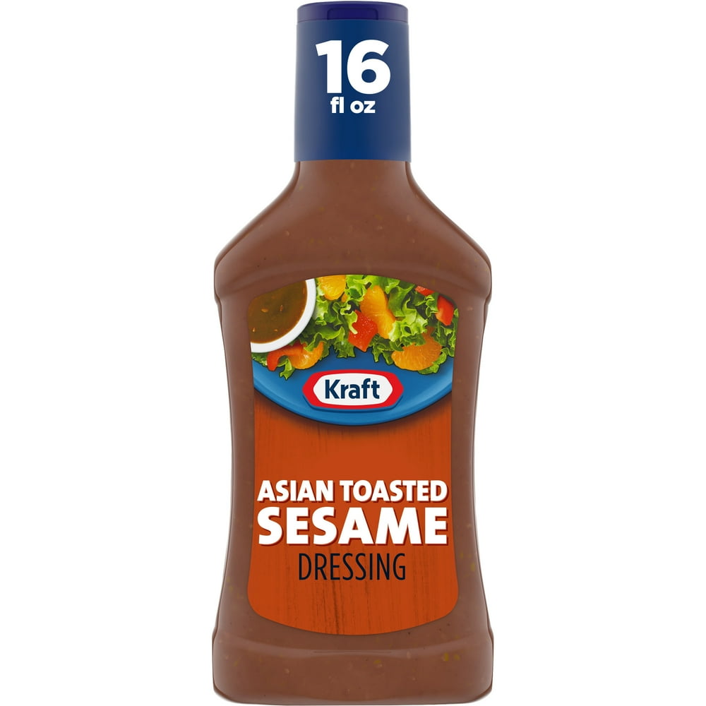 Kraft Asian Toasted Sesame Dressing, 16 fl oz Bottle