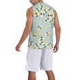 thumbnail image 2 of Sikiie Bees Basketball Jersey Reversible Men's Mesh Athletic Sports Shirts Training Practice S-4XLSmall, 2 of 6