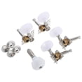 thumbnail image 3 of GOOHOCHY Clavijas de afinación de clavijas de 5 piezas Banjo Claves con 4 bujes para bajo de guitarra HA103 (plateado), 3 of 8