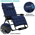 thumbnail image 6 of Amopatio Oversized Zero Gravity Chair 29 XL Patio Reclining Chair with Cushion, Outdoor Folding Adjustable Recliner with Cup Holder, Foot Rest & Padded Headrest, Support 500LB, 6 of 6