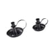 thumbnail image 5 of Juego de 2 portavelas cónicos de Metal para decoración de escritorio, portavelas decorativo versátil para fiesta de boda, resistente Negro, 5 of 9