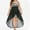 Black, variant on Women Fashion Sexy Sling Sequin Loose Evening Dresses Plus Size Dress