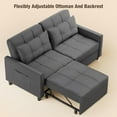 thumbnail image 5 of Lofka Sofa Bed, Convertible Sleeper Sofa Couch for Home Furniture and Small Space, Gray, 5 of 10