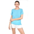 thumbnail image 1 of Blusa ligera con detalles metalicos Roman Fashion /Juvenil, 8031 (Azul claro) azul M, 1 of 5