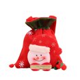 thumbnail image 1 of Langgg Christmas Drawstring Bags Candy Snacks Storage Xmas Snowman Handbag Snowflake Print Container Goodie Bag for Wrapping Holder Snowman, 1 of 7