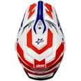 thumbnail image 3 of Castle CX200 Liberty Dual Sport Motorcycle Helmet Red/White/Blue 3XL, 3 of 3