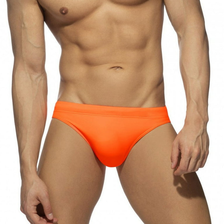 Mens orange sales bathing suits