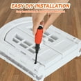 thumbnail image 4 of French Design Cat Door Easy Install Double Swing, Suitable for Cats and Dogs, Durable Material, Interior Cat Door, 4 of 7