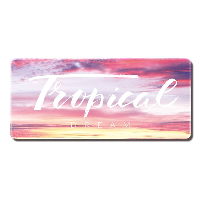 pitrice Japanese Ukiyo-e Mouse Gaming Mat With Anti Slip Pad Art Mouse Desk Mat Designed Pad Abstract Pad Desk For Office E 30*80*0.3CM