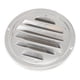 thumbnail image 3 of Matsuzay Rejilla de ventilación de acero inoxidable plateada Rejilla de aire redonda con protección contra insectos de brida 100 mm Conjuntos de muebles de dormitorio plata 100 mm Matsuzay HA024590-02, 3 of 6