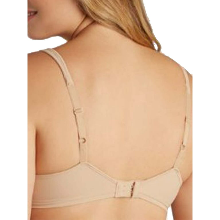 Bali Women's Passion for Comfort Underwire Bra DF3383 | Seamless T-Shirt  Bra with Supportive Underwires and Cushioned Straps