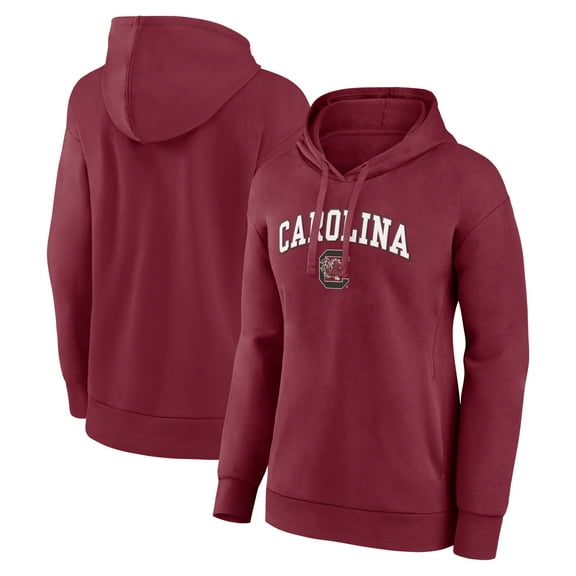 Women's Garnet South Carolina Gamecocks Campus Pullover Hoodie