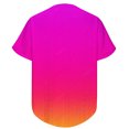 thumbnail image 7 of Brglopf Womens Tops Eyelet Embroidery Summer Crewneck Curved Hem Blouse 2025 Loose Casual Short Sleeve Trendy T Shirts(Hot Pink,L), 7 of 7