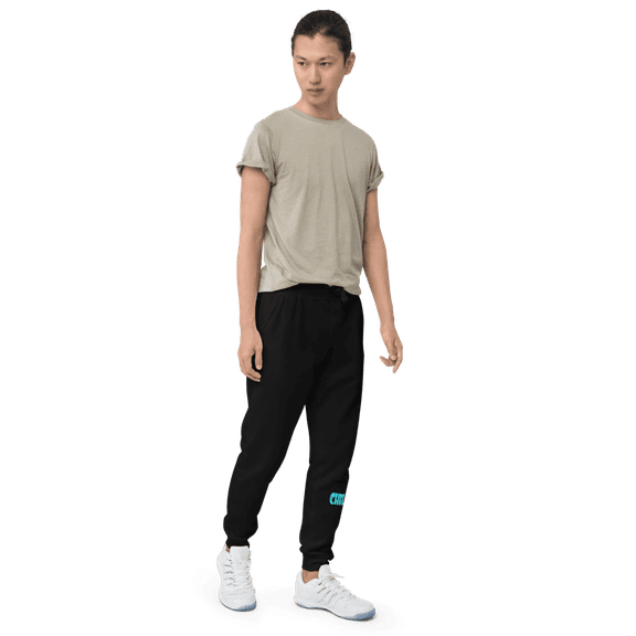 Chill, It's only a test - Unisex fleece sweatpants  (Black)