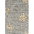 thumbnail image 2 of Hand-woven Ultimate Dark Grey/ Beige Shag Rug, 2 of 2