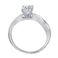thumbnail image 3 of Mauli Jewels Engagement Rings for Women 0.25 Carat Diamond Solitaire Ring 4-Prong-Setting 10K Solid White Gold, 3 of 6