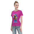 thumbnail image 4 of T-Shirt Basique à Manches Courtes pour Femmes Super Saiyan, 4 of 6