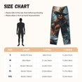 thumbnail image 4 of Halloween Pajama Pants Women, Halloween Pumpkin Guitarist Halloween Costumes Sweatpants Soft Sleep Lounge Pants, Casual PJ Bottoms Pants with Pockets, 4 of 7