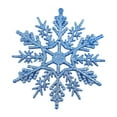 thumbnail image 1 of 10cm Bright Snowflakes 24pcs Snowflakes Decor for Kids Adults (Champagne Gold), 1 of 6