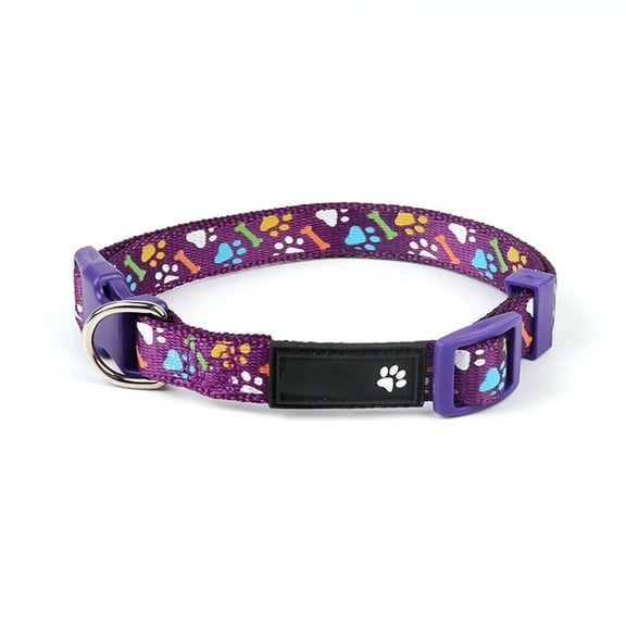 Scottish plaid prene padded dog collar with a soft and comfortable design
