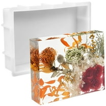 Bottlepic Resin Bookend Mold, Large Silicone Casting Mold for DIY Desk Decor, Ocean Wave Design Epoxy Resin Molds for Bookshelf Decoration, Art Craft Supply with Storage Box