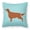 Blue, variant on Carolines Treasures BB3693PW1414 Irish Setter Checkerboard Blue Fabric Decorative Pillow