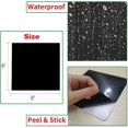 thumbnail image 2 of HAHDAXIA Self Adhesive Tile Stickers, Bathroom Kitchen Square Peel and Stick Wall Tile Back-Splash Sticker with Hand Tool, Pack of 50 Easy to Apply, 6" X 6", Black, 2 of 7