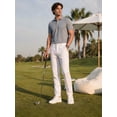 thumbnail image 2 of Mens Golf Pants Stretch Work Dress Pants 30"/32" Quick Dry Lightweight Casual Comfy Trousers with 3 Pockets, 2 of 7