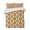 Mutli-Color, variant on Quilts Twin Size, Orange Green Geometric Soft Comforter Bedding Set for Bed, Abstract Moire Modern Vintage Lightweight Quilted Bedspread with Pillow Cover(2 Pieces) for All Season, 68x86 Inch
