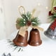 thumbnail image 5 of Bearachild Campana navideña con diseño. Resistente. Cordón para fácil exhibición. Produce un sonido nítido y perfecto para balcones, Kits de decoración para fiestas Verde liso, 5 of 6