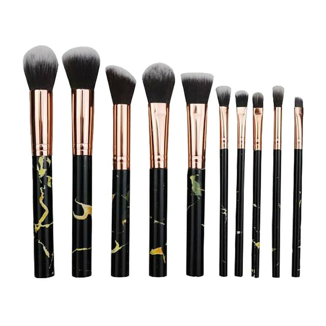 10PC Portable makeup brush set, foundation brush, eye shadow brush set