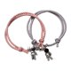 thumbnail image 5 of 2x lindo astronauta pulsera magnética cuerda trenzada elástica ajustable para pareja, 5 of 5