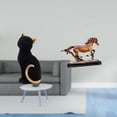 thumbnail image 2 of Figura de escritorio,Estatua de gato,linda estantería,escritorio,decoración del hogar,Figura de caballo,Escultura de figura de caballo en miniatura coleccionable,Estatua de animal de adorno, 2 of 8