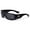 Matte Black Frame With Black Logo, variant on Polarized Khan Men Anti Glare Fishing Cycling Driving Sport Sunglasses