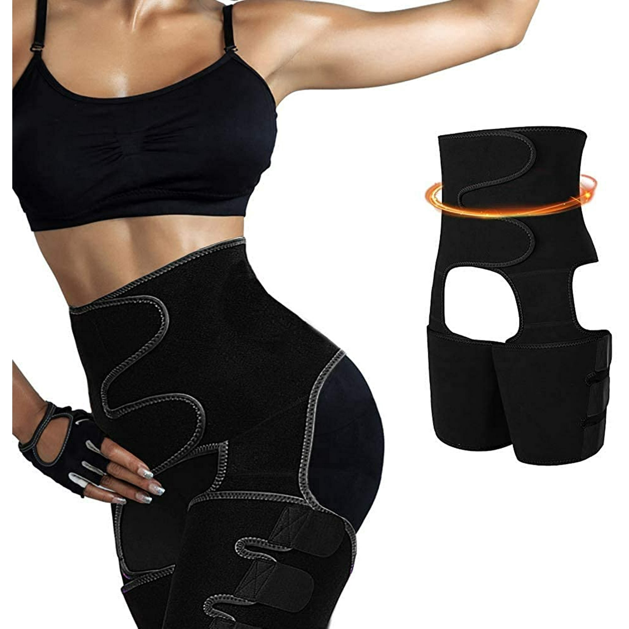 3 in 1 High Waist and Thigh Trimmers Butt Lifter Waist Trainer Thigh Shaper