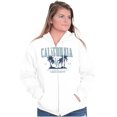 thumbnail image 4 of Varsity California LA Palm Trees Zip Up Hoodie Men's Women's Brisco Brands S, 4 of 5