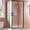 36"x 36 x 72" Black-Frosted, variant on Aurisal Semi-Frameless Sliding Shower Door, 56–60 x 72 in, Matte Black