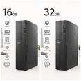 thumbnail image 6 of Dell Slim ECS1250 AI Powered Desktop (Intel Ultra 7-265, 16GB DDR5, 1TB M.2 PCIe SSD, Intel Graphics, 180W PSU, WiFi 6, Bluetooth 5.2, RJ-45, 1 Display Port, HDMI, Win 11 Pro) w/DKZ USB Port Expander, 6 of 10