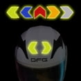 thumbnail image 3 of Pegatinas reflectantes para coche, pegatinas de estrellas que brillan en la oscuridad, pegatinas de advertencia para motocicletas y bicicletas eléctricas, pegatinas para la parte trasera del coche,, 3 of 5