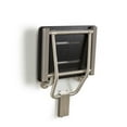 thumbnail image 4 of 18" x 15" Black Folding Wall Mount Shower Seat Bench, ADA Compliant, 4 of 6
