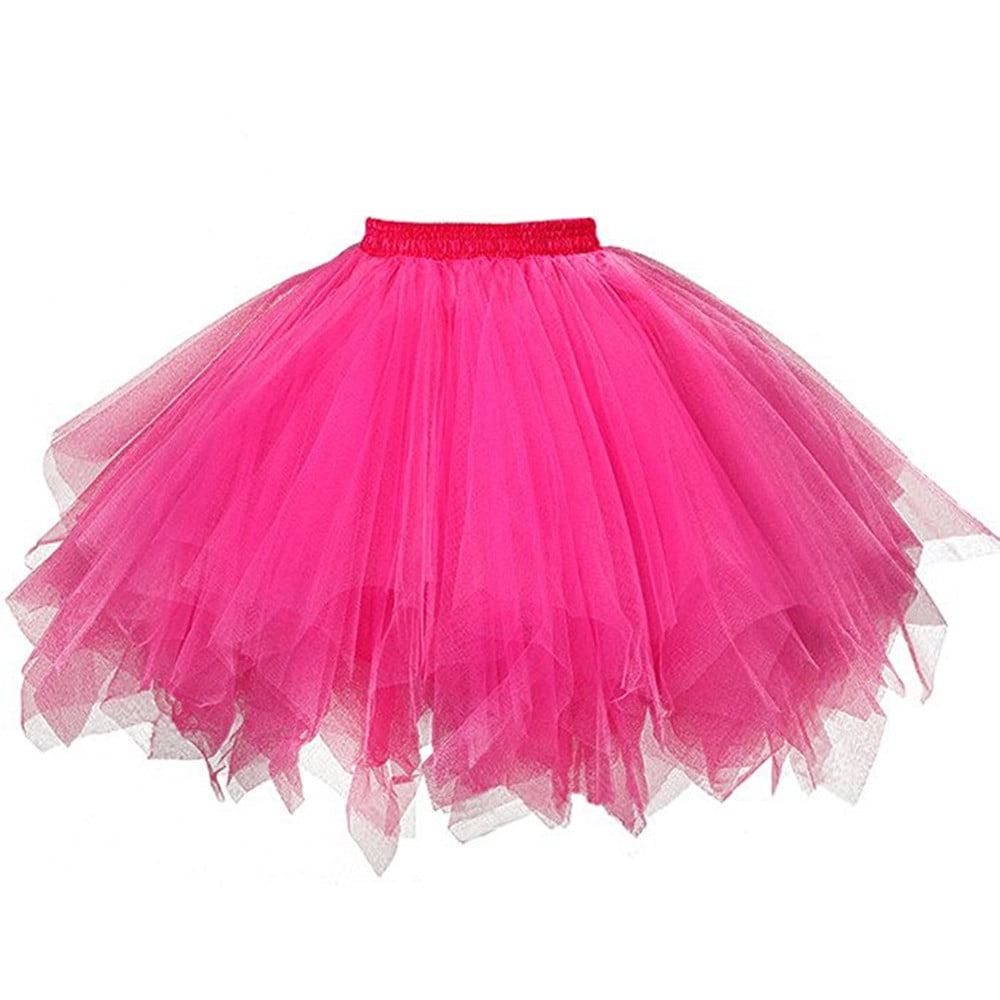USA Adult /Girl  Women 1950 S Vintage TUTU Petticoat Ballet Bobble Dance Skirt 