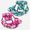 Tropical Leaves-Green,Pink, variant on GMOX Inflatable Pool Float Chairs for Adults, 30 x 16 x 24 in Fabric-Covered Mesh Water Loungers, 2-Pack