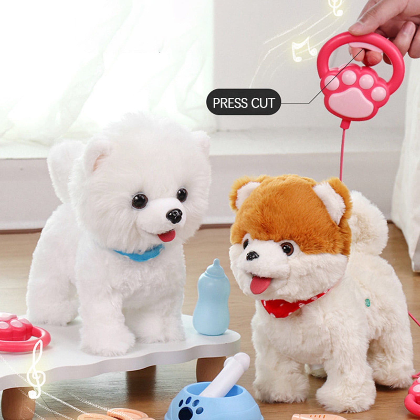 Animated Stuffed Animal Interactive Robot Cat Toy - Remote Control ...
