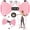 Pink, variant on Waist Twister Machine, Silent Ab Toner Machine with LED Screen, Core Workout Board for Women, Home Gym Equipment for Hourglass Figure & Love Handle Reduction