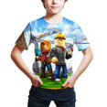 thumbnail image 1 of Jeu Virtuel T-Shirt Col Rond Respirant pour Garçons et Filles, T-Shirt pour Hommes-HAPDEN, 1 of 4